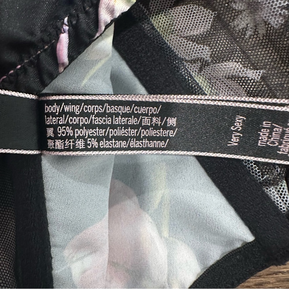 Victoria’s Secret Women’s Very Sexy Corset Top Dark Floral 32D - Picture 7 of 7